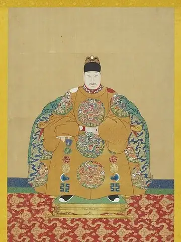 神宗・万暦帝の肖像